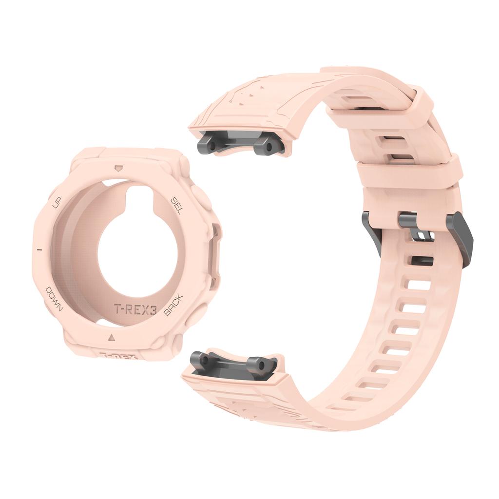 Для Huami Amazfit T-Rex 3 ремешок и корпус часов того же цвета одноцветный регулируемый ремешок + украшение в виде ракушки