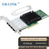 EB-LINK 10G PCIe Quad SFP Fiber Network Card