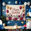 Party Backdrop Floral Balloon Photo Booth Background Front Door Decor