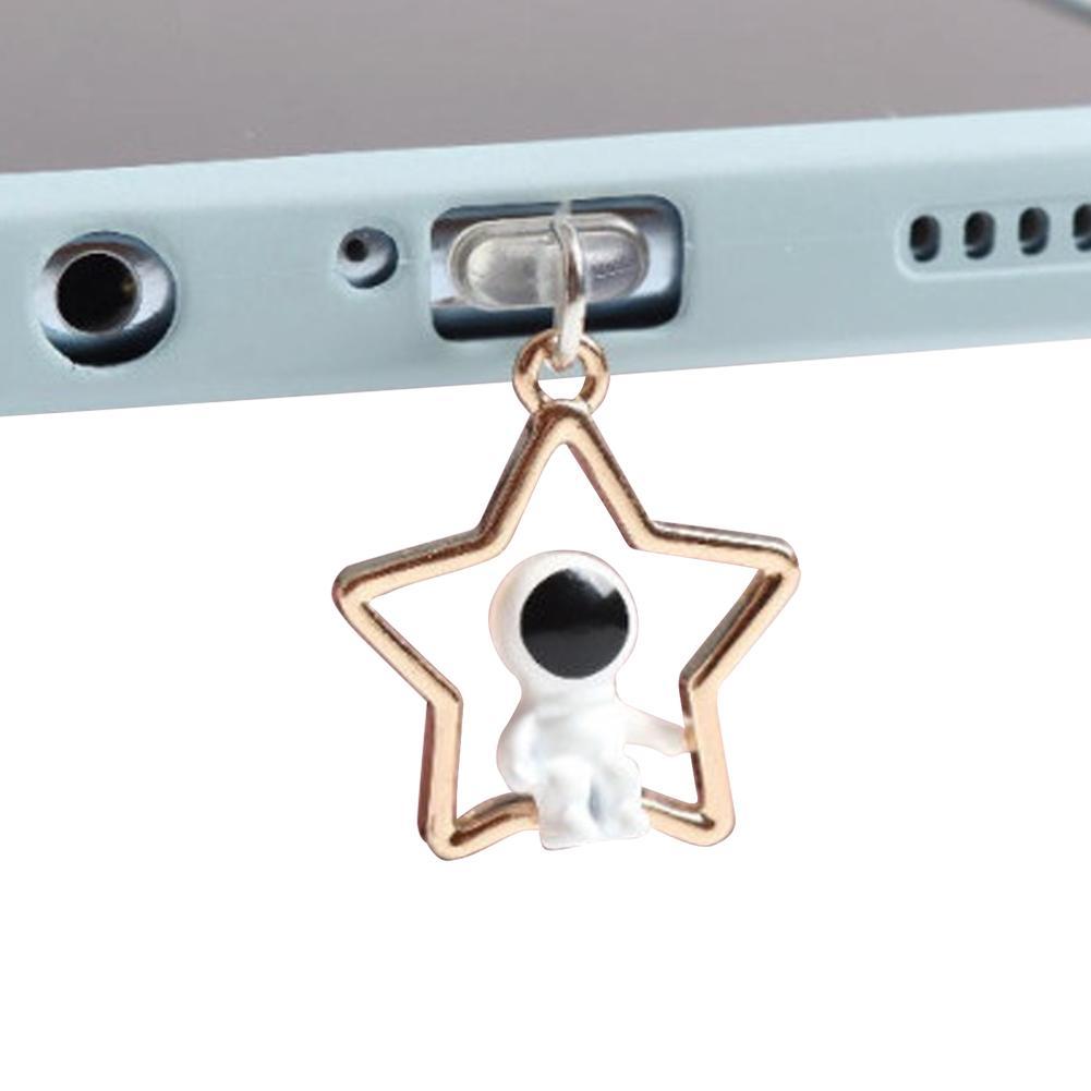 Универсальный телефон с пылезащитной заглушкой, стереофонический телефон-астронавт, порт для наушников, отверстие для телефона, данные Android для приложения J4R2