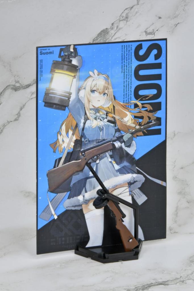 TOMYTEC Little Armory x Frontline Exilium Frontline 2 Suomi Масштаб Неокрашенный Набор для Сборки Сборочный Литник 337058 Куклы' 2 LA-DF34 Куклы' 1/12