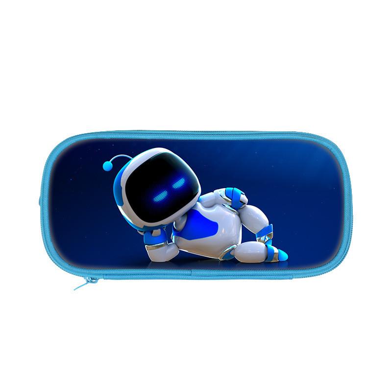 Astro Bot Космический Робот Двухслойная Пенал Для Детей Школьные Принадлежности И Канцелярские Товары Хранение