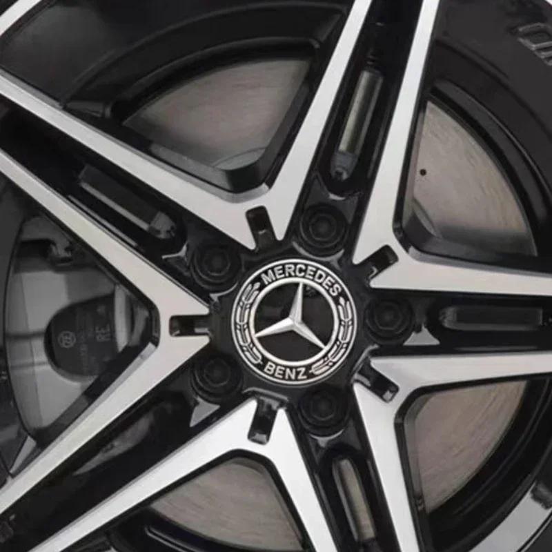Для Mercedes Benz 75 мм Автомобильные Аксессуары ABS Колпачки Ступицы Колес Колпачки Дисков Для Mercedes Benz Amg C180 C200 C260 W108 W124 W126 W