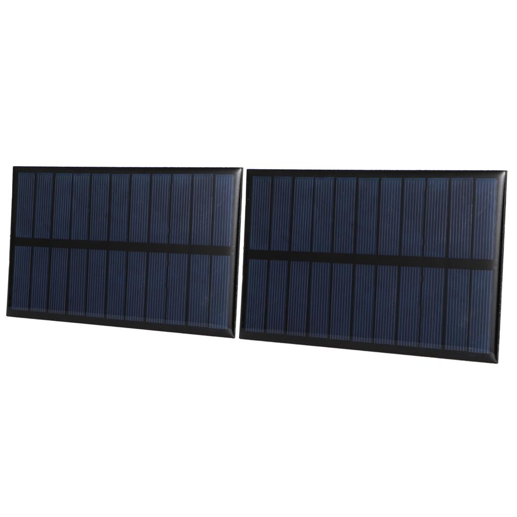 2 шт. Мини поликристаллическая солнечная панель DIY зарядное устройство для аккумулятора Панель зарядного устройства на солнечной энергии 1,6 Вт 5,5 В