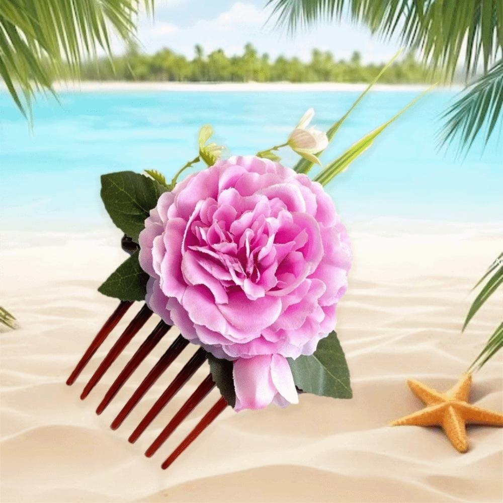 Bohemian Flower Hairpin Hair Clip Wedding Bride Accessories Sweet Flower Hair Comb Thailand