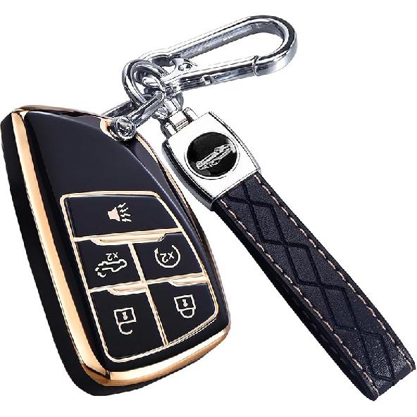 Чехол для брелока Chevy GMC с брелоком, для Silverado 1500 GMC Sierra 1500 2500HD 3500HD Buick Envision, мягкий чехол из ТПУ для брелока дистанционного управления смарт-ключом