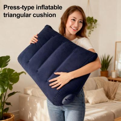 Надувная подушка-подушка Легкая Портативная Треугольная подушка-клин с двойным режимом надувания Встроенный насос Поддержка осанки