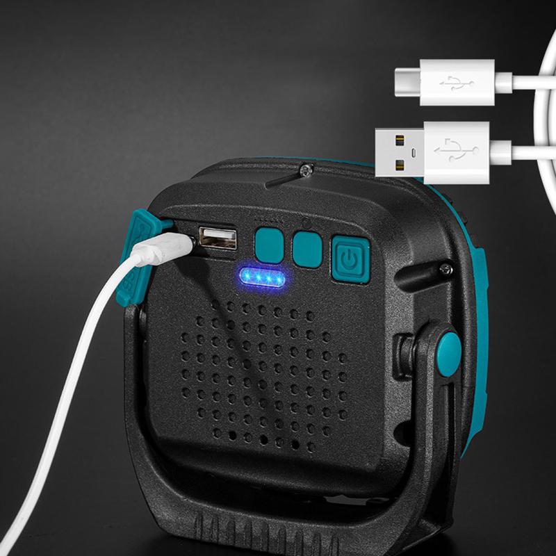 Rechargeable Cob Work Camping Light With Built-In Battery - Led Strong Magnet Tent Light And Flood Flashlight For Outdoor Advent