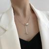Серебряный кулон-сердце на цепочке, регулируемый чокер, элегантное ювелирное изделие с символом любви, подарок для женщин и девушек