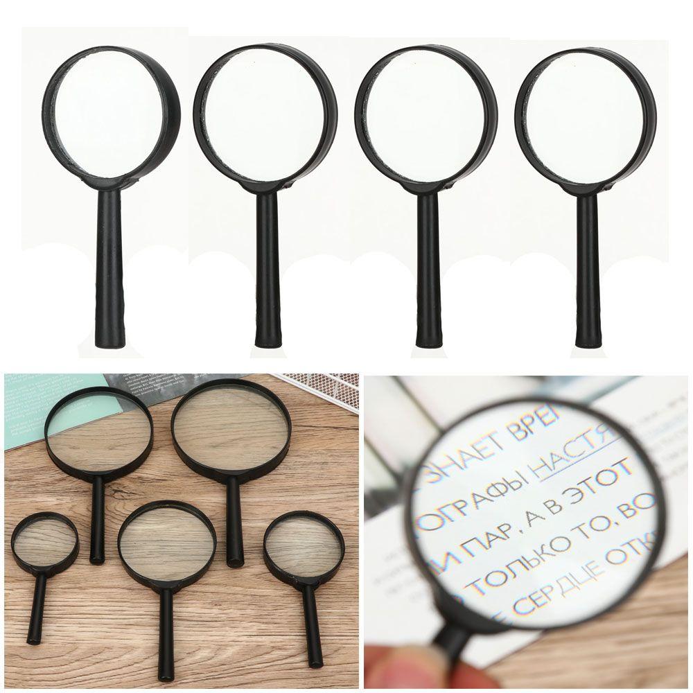 40/50/60/75/90/100/110/130mm Reading Glass Lens Hand Held Magnifier 5X Magnifying Jewelry Loupe
