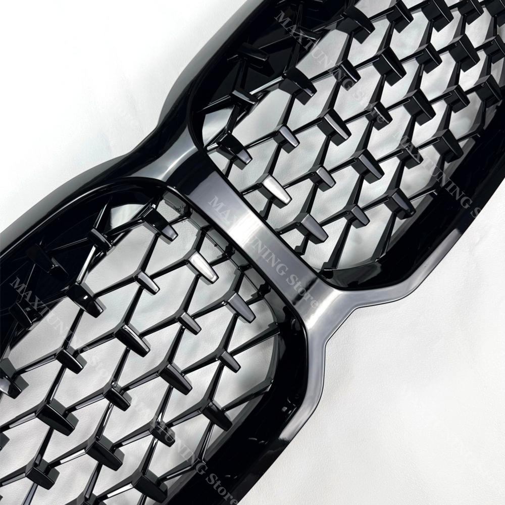 Gloss Black Front Bumper Kidney Grille Grill Racing Cover Accessories For BMW 1 Series F40 118i 128ti M135i xDrive 2019-2024