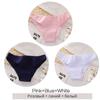FINETOO 3PCS/Set M-XXL Panties Women Cotton Lingerie Woman Underwear Sexy Femme Underwear Girls Underpant Panty 7 Solid Colors