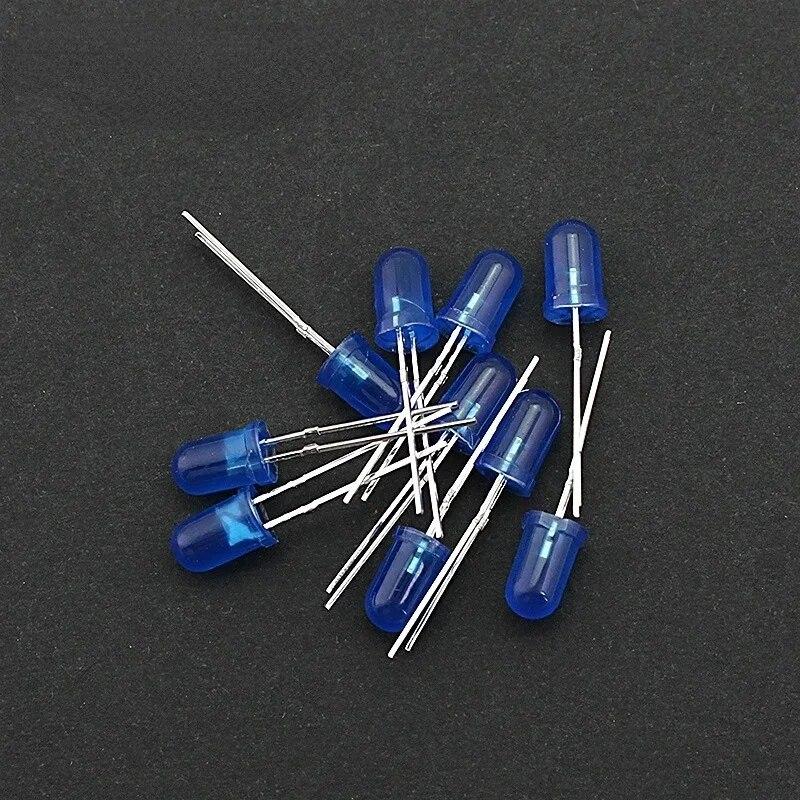 60-200 шт. F3 F5 набор светодиодных диодов 3 мм 5 мм светодиоды белый красный синий зеленый желтый оранжевый DIY электронный комплект