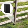 8 Pcs Fence Post Guard Waterproof Wood Post Sleeve Self-Adhesive Rot