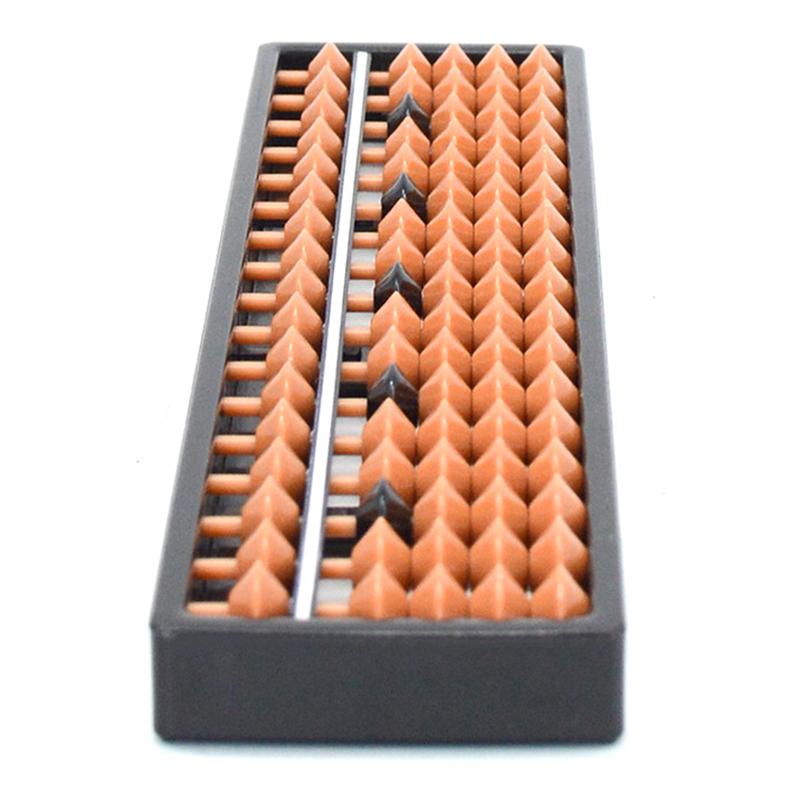 7/9/11/13/15/17 Digit Rods Standard Abacus Brown Bead Soroban Calculator Counting Tool Mathematics Beginners Caculating Toys