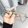 Professional Eye Protection And Blue Light Student Flat Glasses Women's Trendy Glasses Frame 2053