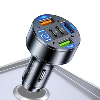 Автомобильное зарядное устройство с несколькими портами 3USB2PD, автомобильное зарядное устройство Type C Pd для сверхбыстрой зарядки, адаптер-розетка для мобильного телефона в автомобиль для семейных поездок