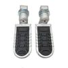 Front&Rear Adjustable Footrest Rotatable Passenger Foot Pegs Rests For BMW R1200GS R1250GS LC ADV R 1250 GS Adventure 2014-2023