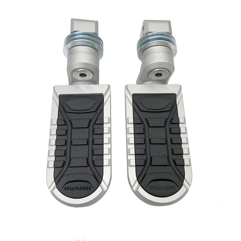 Front&Rear Adjustable Footrest Rotatable Passenger Foot Pegs Rests For BMW R1200GS R1250GS LC ADV R 1250 GS Adventure 2014-2023