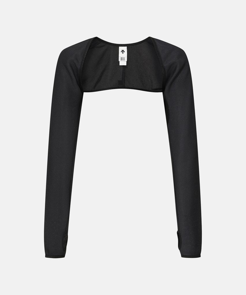 DESCENTE Women'S Running Bolero Slim Fit Long Sleeve T-Shirt Black Sr322Rtl83