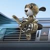 Автомобильный освежитель воздуха в виде собаки-пилота с качающейся головой, вертолет, аромат для дефлектора, парфюм, диффузор с вентилятором для воздуховода автомобиля, для интерьера автомобиля
