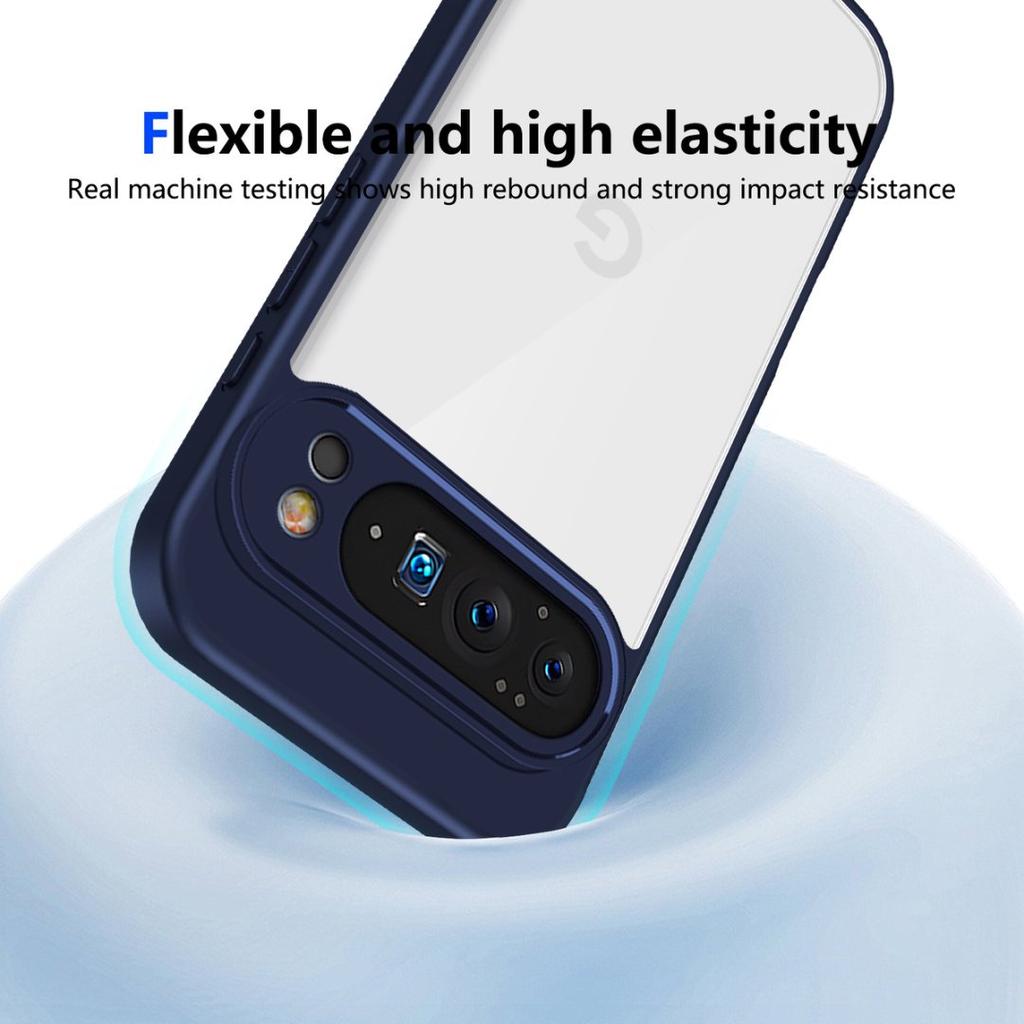 Прозрачный мягкий чехол для телефона Google Pixel 10 9 Pro XL 9A, противоударная защитная крышка, прозрачная жесткая акриловая задняя панель, Funda