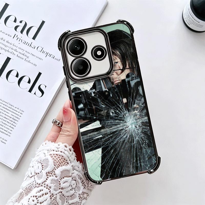 The Walking Dead Daryl Dixon Plating Phone Case For Xiaomi Redmi Note 14 15 Pro Plus 13 12 11 11S 11T 10 9S 9 5G Anti-Fall Airab