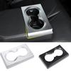 Car Styling Rear Drain Cup Holder Decorative Frame Sticker Fit For Alfa Romeo Giulia 2017 Auto Interior Accessories