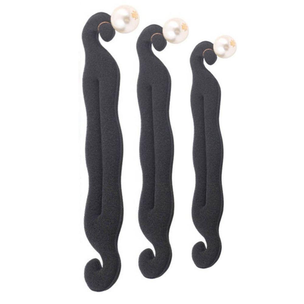 Hair Disk Donut Hairstyle Twist Maker Foam Sponge Clip Bun Curler Braider Hair Bun Maker Women