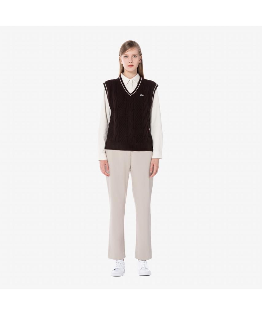 LACOSTE Женские зимние эластичные брюки с начесом и эластичным поясом Hf504E-54N Xfj