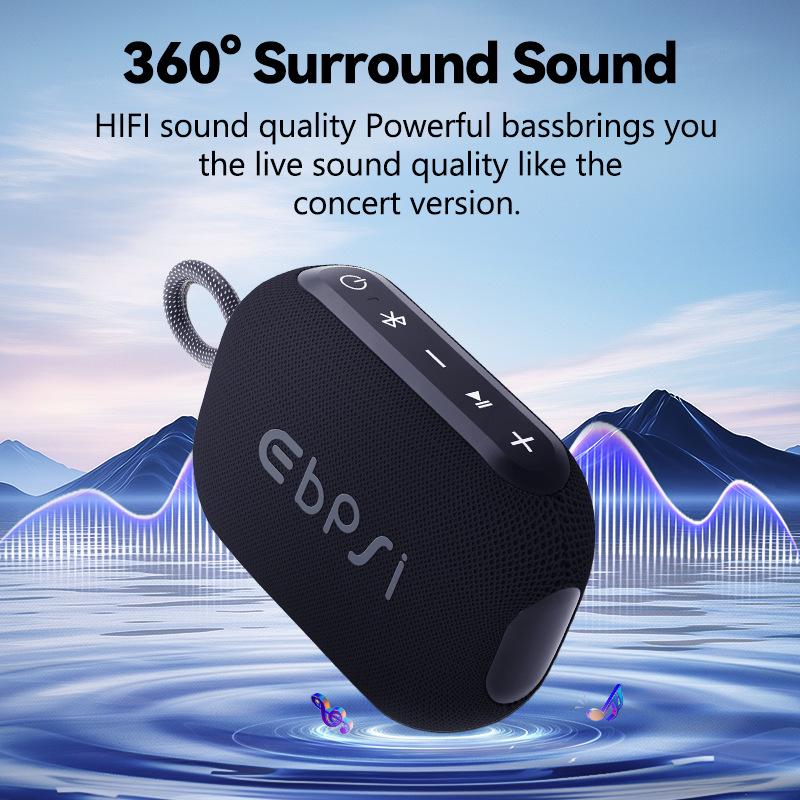 4GO Мини-портативная Bluetooth-колонка - Водонепроницаемая, Качественный звук, Сабвуфер для улицы
