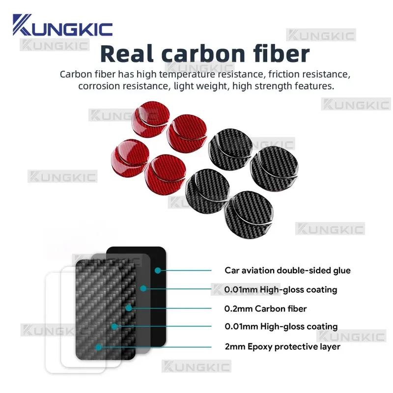 Наклейка на центральный воздуховод управления автомобиля из натурального мягкого карбона для Renault Dacia Duster 2013 2014 2015 2016 2017 2018 (аксессуары).