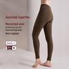 2024 Autumn/Winter Women's Meiyabi High Waist Wool-Blend Warm Leggings