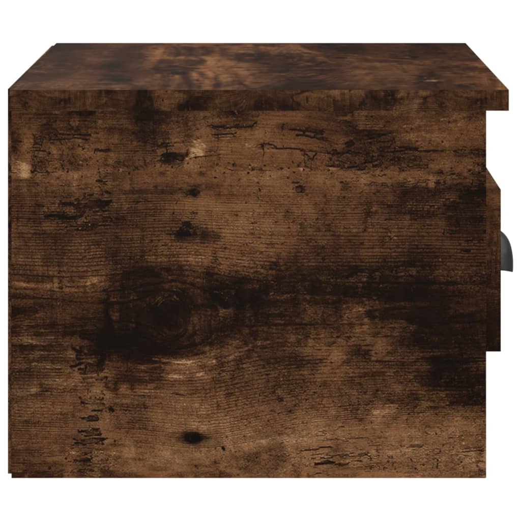 Vidaxl Wiszące Szafki Nocne, 2 Szt., Przydymiony Dąb, 41,5X36X28 Cm