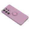 For Samsung Galaxy S26 Ultra Silicone Case with Strap Ring Kickstand Phone Cover