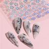 Nail Accessories Laser Nail Sticker Nail Art Decoration Flower Nail Sticker Holographic Nail Decals