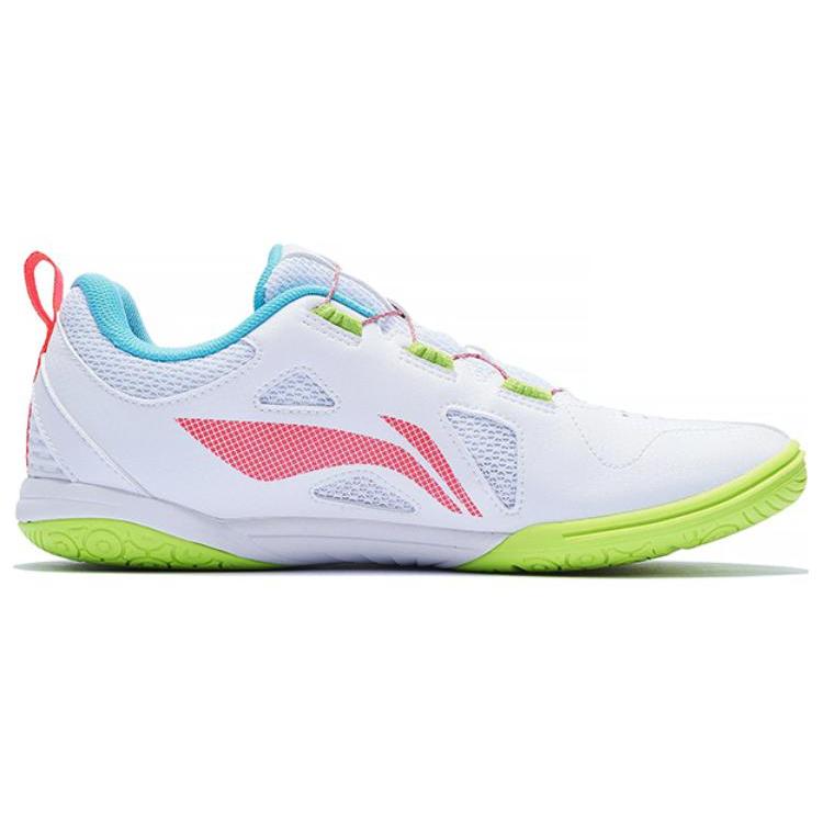 Li Ning Mage ESS Удобные износостойкие дышащие низкие тренировочные кроссовки унисекс Белый Красный APTT001-1