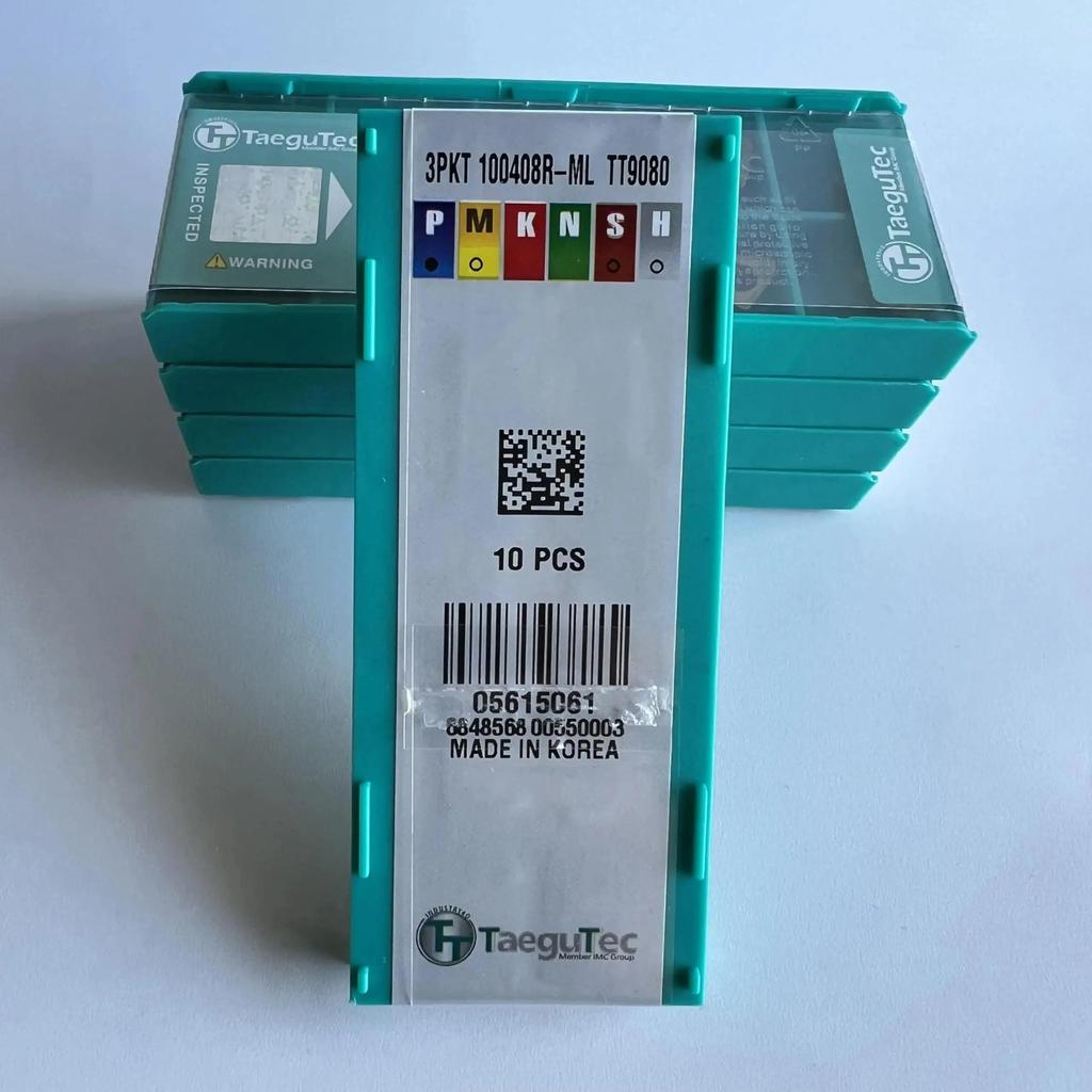 3PKT100408R-ML TT9080 / Промышленные сменные твердосплавные пластины 10 шт.
