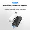 6-в-1 USB/Micro USB/Type C на SD TF Карту Адаптер 480 Мбит/с OTG Картридер USB 3.0 Картридер Памяти Аксессуары для Ноутбука ПК