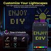 Curtain Led String DC5V WS2812 Fairy Lights RGBIC Led String Light for DIY Christmas Party Decor Dimmable Bluetooth APP Control