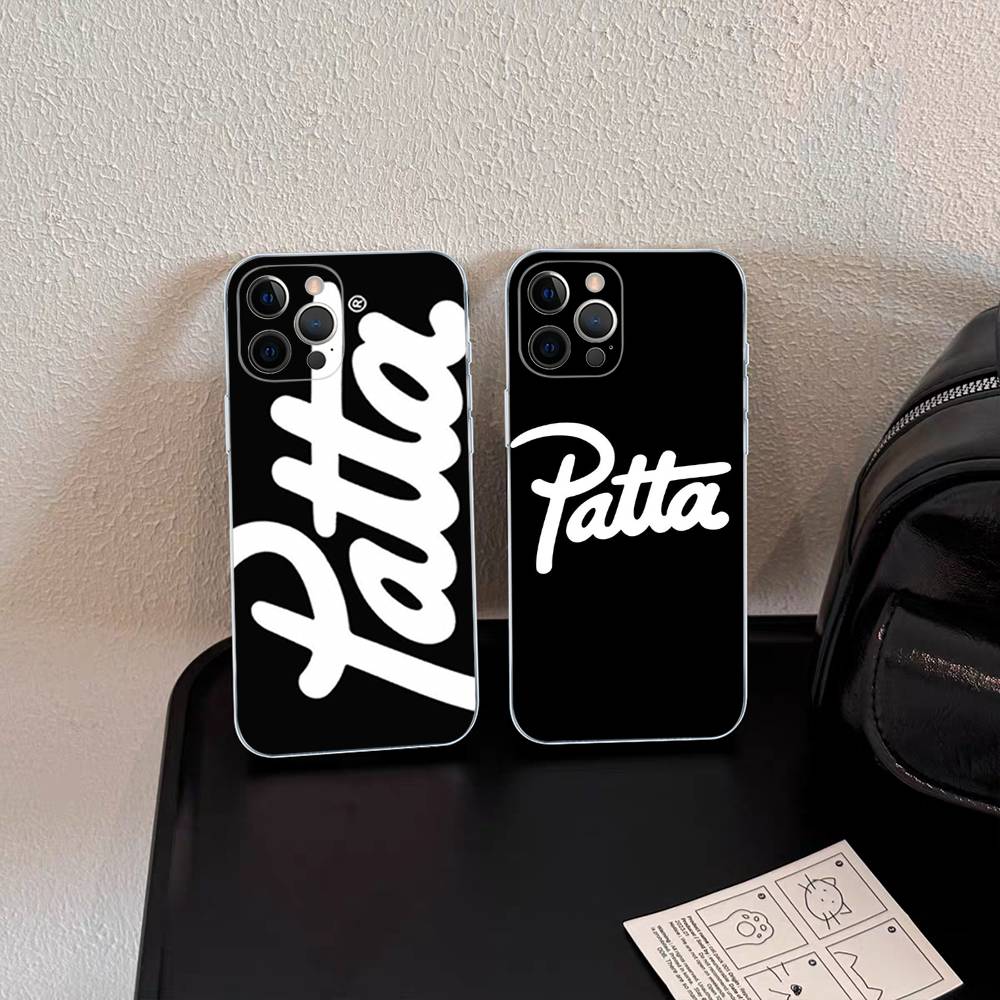 Модный Чехол P-Patta Для IPhone 17 16 15 14 13 12 11 Pro Max Plus Мягкий Чехол Персонализированный DIY