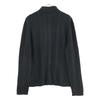 HERMES Driver's knit wool cotton tops L blackUsed