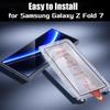 2 шт. Защитное стекло для экрана Samsung Galaxy Z Fold 8 7 6 5, HD, прозрачное, закаленное, с защитой конфиденциальности, с комплектом для установки с автоматическим удалением пыли