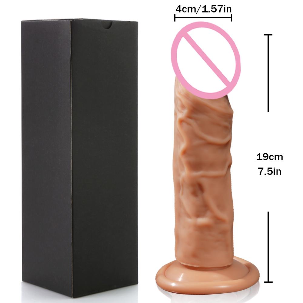 Realistic Silicone Dildo with Suction Cup G-Spot Anal Dildos Strapon Dick Butt Plug Masturbat Adult Sex Toys for Man Women