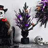 Halloween Maple Leaf Skeleton Wreath Party