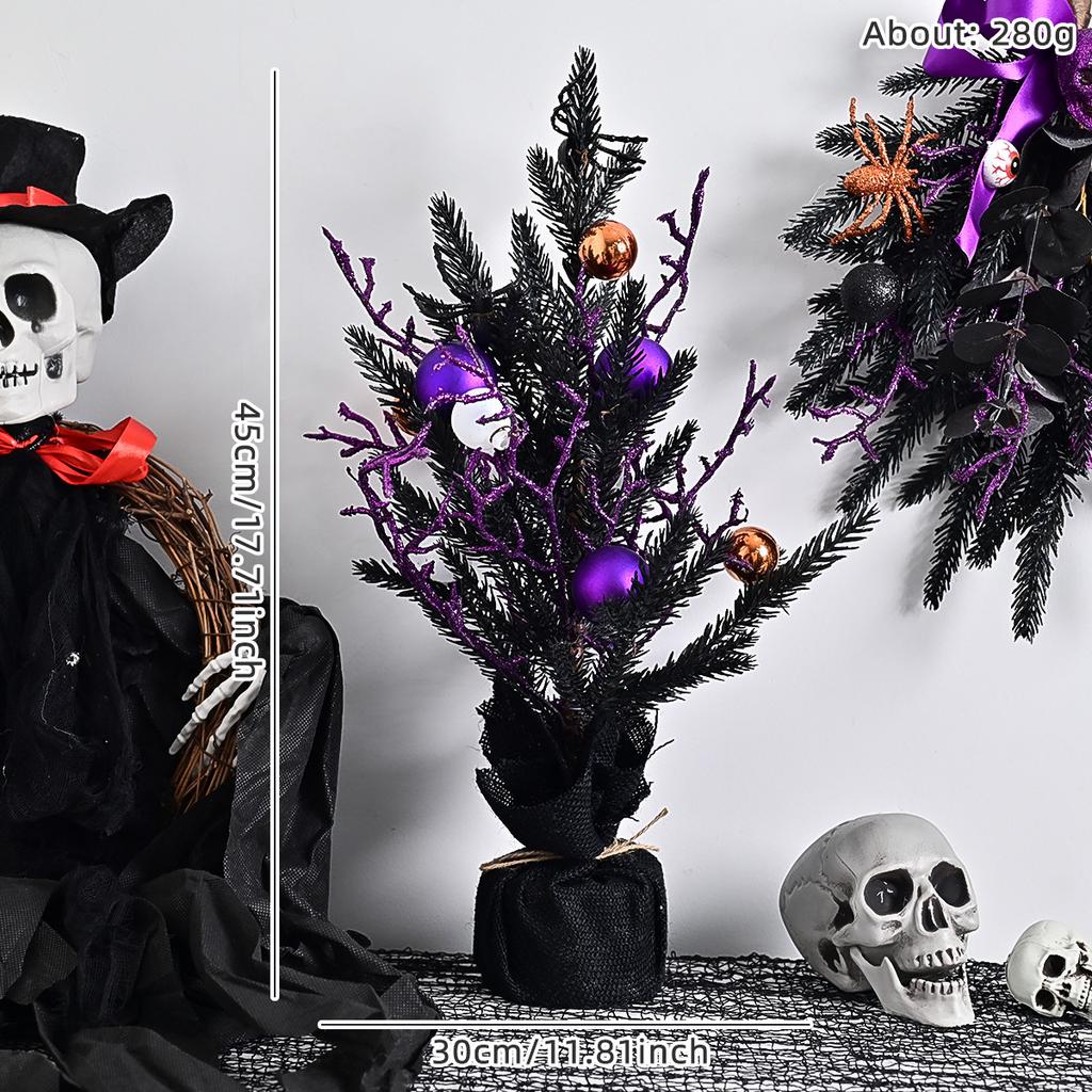Halloween Maple Leaf Skeleton Wreath Party