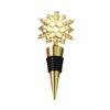 Christmas Snowflake Wine Stopper, Zinc Alloy Wine Bottle Stopper, Festive Party Wine Preservation Sealing Stopper