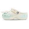 Classic Quiet Clog EVA Beach Walk Puff Casual Comfort Hole Shoes Women's White