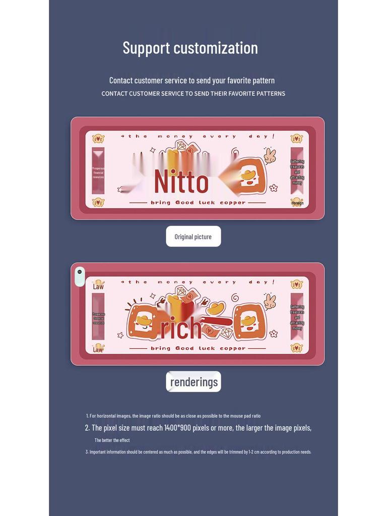 Large Odorless Cartoon Heating Desk Pad - Warm Office Mouse & Table Mat