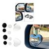 2Pcs Multiple Shapes Blind Spot Mirrors Reversing Rearview  Mirror  Automotive Exterior